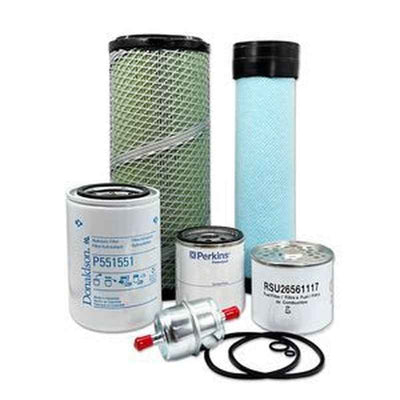 Maintenance Filter Kit for Caterpillar CAT C2.2T Engine & Vermeer BC1000XL