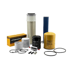 Kit de filtros de manutenção para motor Kubota V1902 e mini carregadora New Holland L553