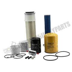 Kit de filtros de manutenção para motor Kubota V1902 e mini carregadora New Holland L553
