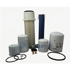 Kit de filtros de manutenção para motor Kubota V1902 e mini carregadora New Holland L553