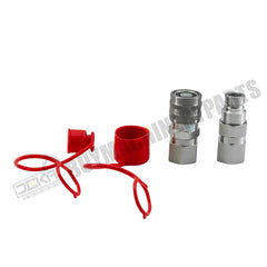 Kit de acoplador de face plana macho e fêmea 153-2995 153-2994 para escavadeira e caminhão Caterpillar CAT 