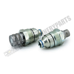 Male & Female Flat Face Coupler Kit 47396760 47396761 for CASE Compact Track & Skid Steer Loaders