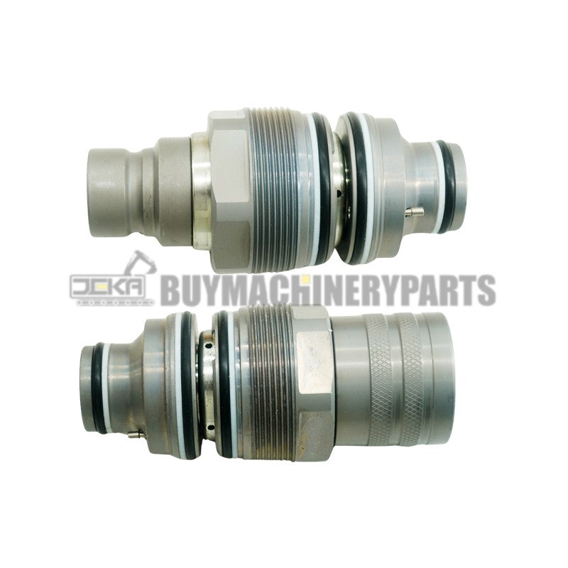 Male & Female Flat Face Coupler Kit 6679837 6680018 for Bobcat T140 T180 T190 T200 T300