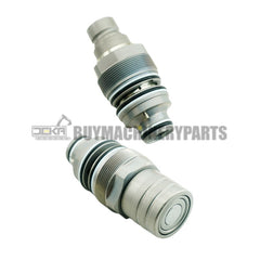 Male & Female Flat Face Coupler Kit 6679837 6680018 for Bobcat T140 T180 T190 T200 T300