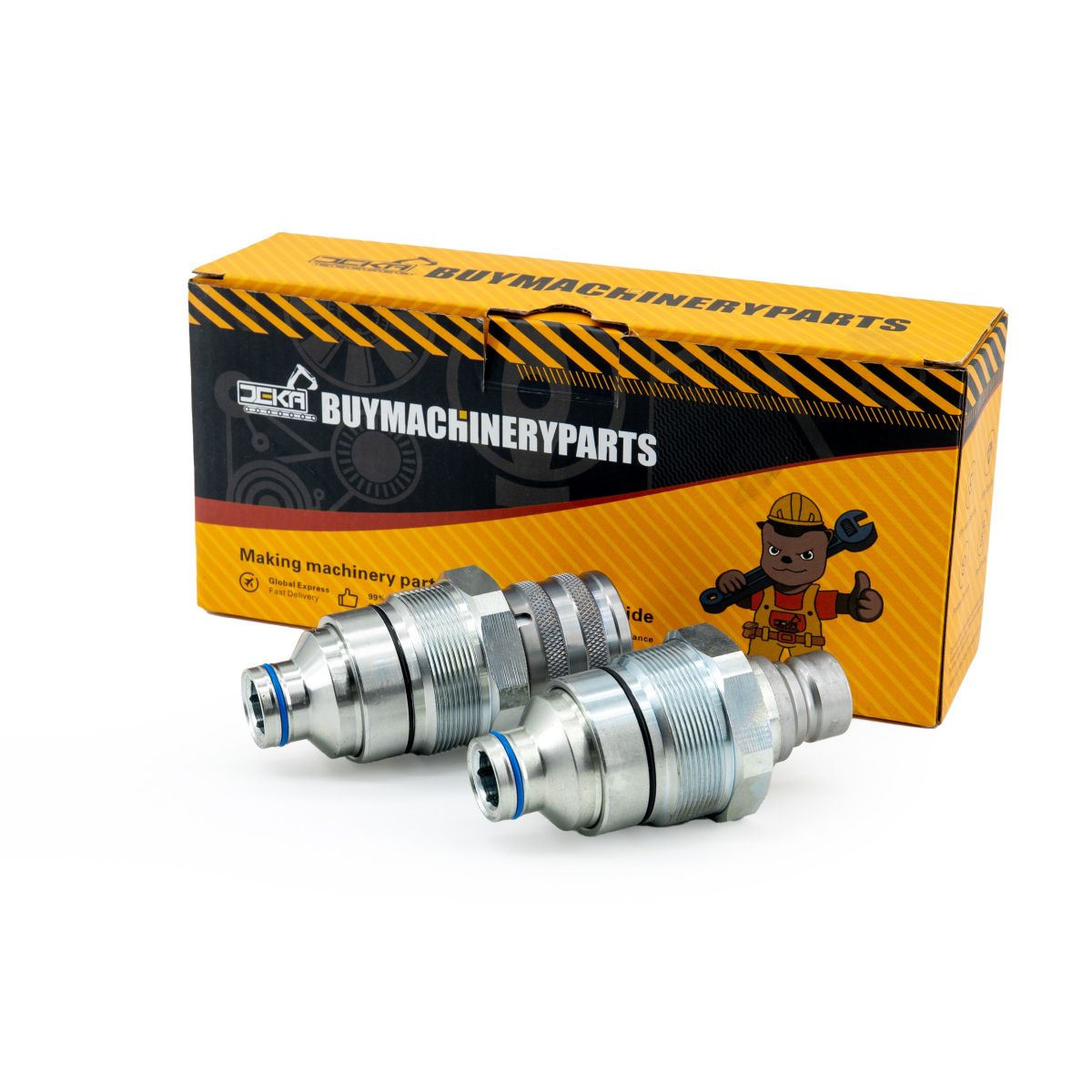 7246799 Male & Female Flat Face Coupler Kit 7246799 7246802 for Bobcat S740 S1 ...