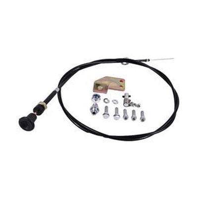 12V Manual Fuel Shut Off Solenoid Kit Cable for Dodge Cummins 4BT 6BT