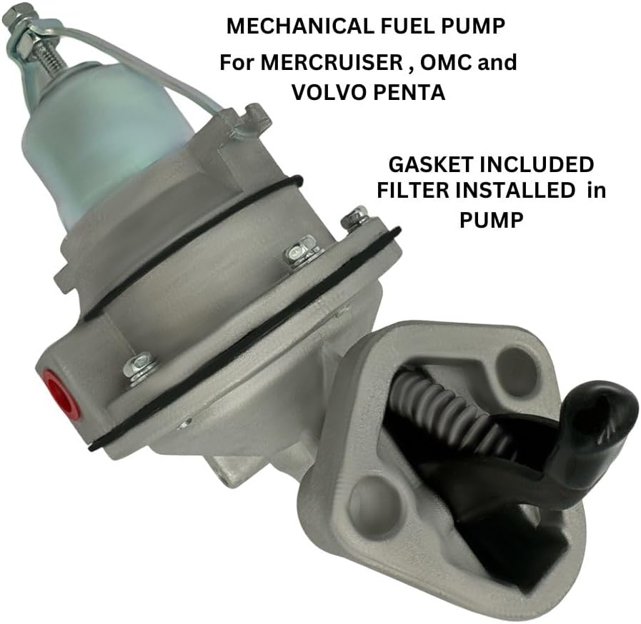 mercruiser 3.0 fuel pump for OMC, Volvo Penta 2.5, 3.0 engines