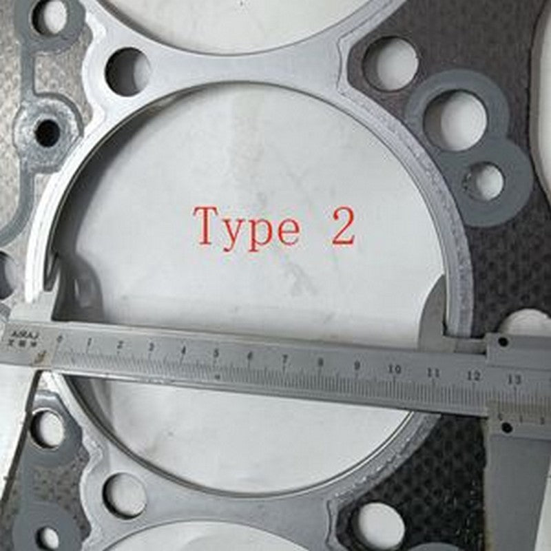 Mitsubishi 6D15 6D15T Engine Overhaul Gasket Kit With Cylinder Head Gasket for Kato HD900VII Excavator - Buymachineryparts