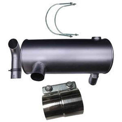 Muffler & Clamp Kit 266-6251 & 094-7583 w/ 2 U-Bolts for Caterpillar CAT Engines