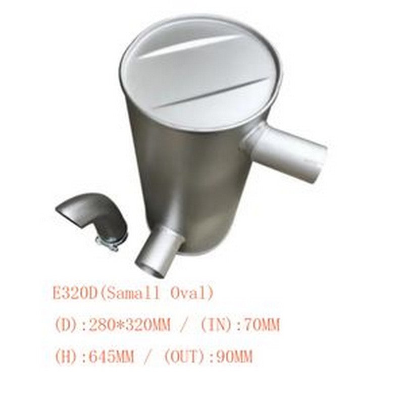 Muffler 324-4172 294-1762 For Caterpillar Excavator CAT 320D 320DL 323D 323D L 323D LN Engine C6.4 3066 - Buymachineryparts
