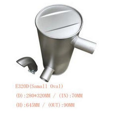 Muffler 324-4172 294-1762 For Caterpillar Excavator CAT 320D 320DL 323D 323D L 323D LN Engine C6.4 3066 - Buymachineryparts