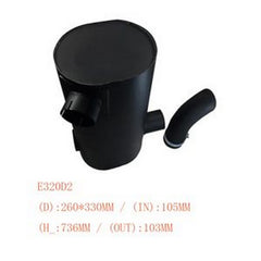Muffler 324-4172 294-1762 For Caterpillar Excavator CAT 320D 320DL 323D 323D L 323D LN Engine C6.4 3066 - Buymachineryparts