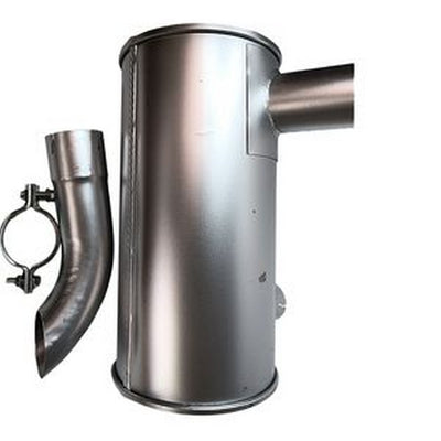 Muffler 6732-11-5840 6732-11-5550 for Komatsu Excavator PC100-6 PC120-6 PC130-6 PC128UU-1 PC128US-1 PC128UU-2 Engine 4D102 - Buymachineryparts