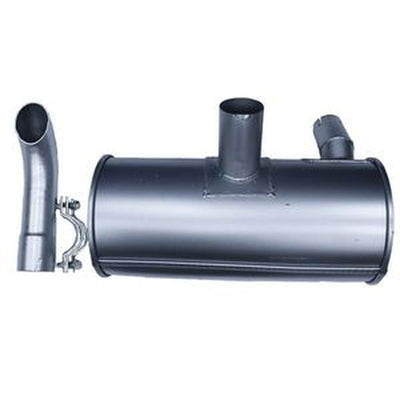 Muffler Silencer with 2Pcs U-Bolts 2420T7227 & Clamp 2427U1139 fit KOBELCO Isuzu 4JB1 Engine Kobelco SK60 Excavator