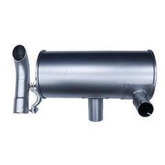 Muffler Silencer with 2Pcs U-Bolts 2420T7227 & Clamp 2427U1139 fit KOBELCO Isuzu 4JB1 Engine Kobelco SK60 Excavator