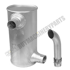 Muffler Silencer 6732-11-5840/5550 for Komatsu 4D102/4D95 Engine PC100-6 buymachineryparts