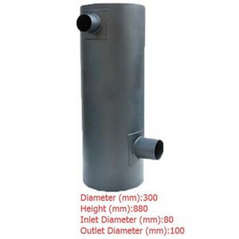 Muffler Silencer for Kato Excavator HD1430 - Buymachineryparts