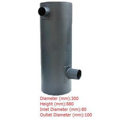 Muffler Silencer for Kato Excavator HD1430 - Buymachineryparts