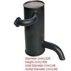 Muffler Silencer for Sany Excavator SY75 - Buymachineryparts