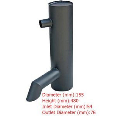Muffler Silencer for Kobelco Excavator SK30 - Buymachineryparts