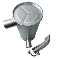 Muffler Silencer for Komatsu Excavator PC60-6 Engine 4D95 - Buymachineryparts