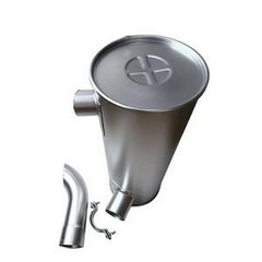 Muffler Silencer LQ12P00016P1 for Kobelco Excavator SK230-6E Mitsubishi Engine 6D34 - Buymachineryparts
