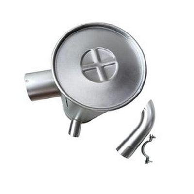 Muffler Silencer LQ12P00016P1 for Kobelco Excavator SK230-6E Mitsubishi Engine 6D34 - Buymachineryparts