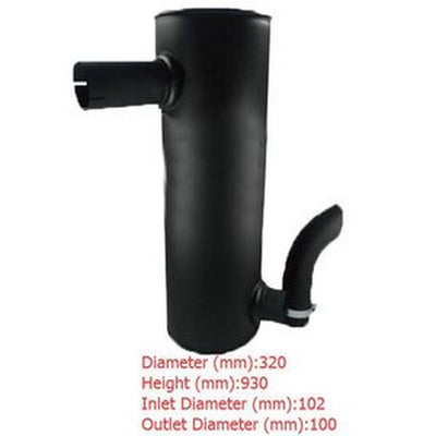 Muffler Silencer for Volvo Excavator EC460