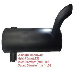 Muffler Silencer for Volvo Excavator EC480