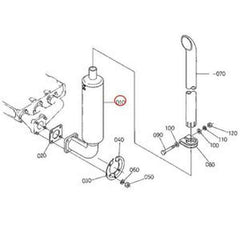 Muffler Kit 15751-12010 for Kubota B1550D B1750E Tractors