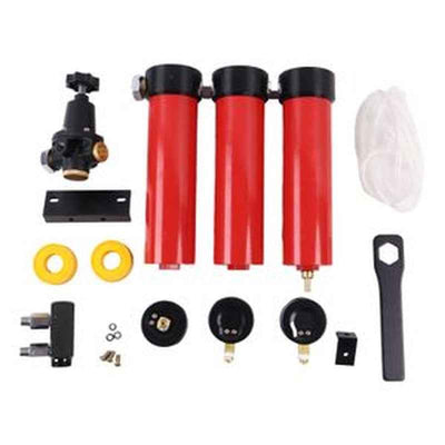 Aftermarket Compressed Air Filter System 127CFM for Spray Guns & CNC - 1/2' & 3/4' NPT Inlet
