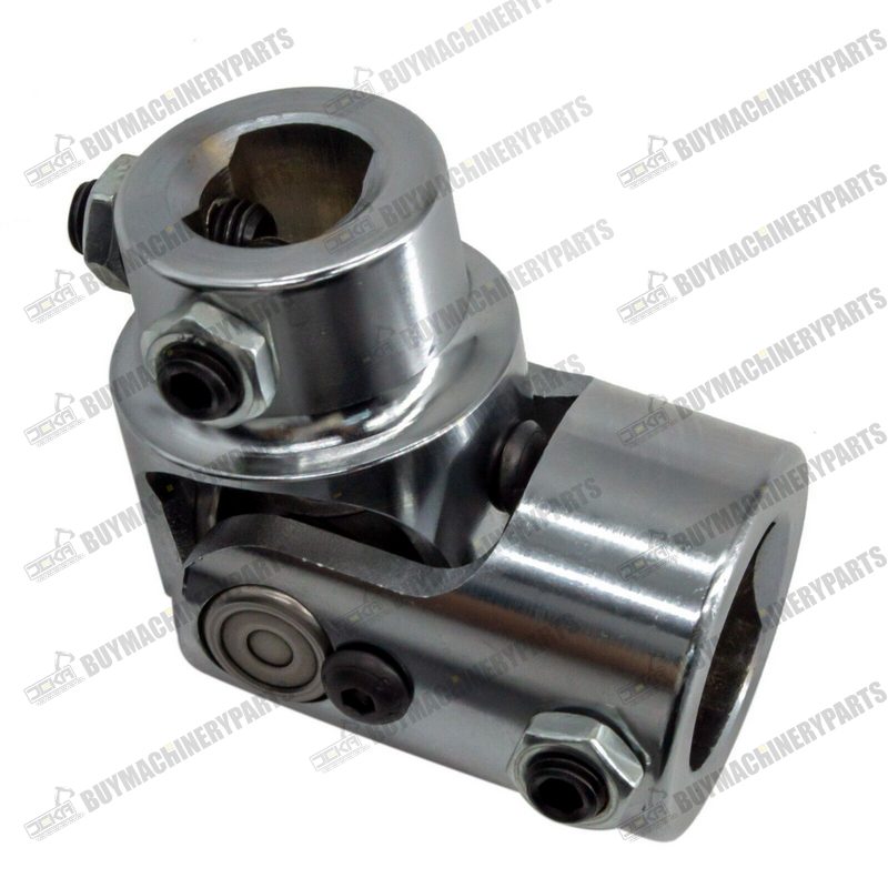 New 1" DD to 3/4" DD Steering Shaft U Joint Coupling Chrome - Buymachineryparts