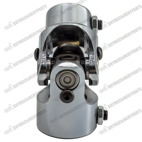 New 1" DD to 3/4" DD Steering Shaft U Joint Coupling Chrome