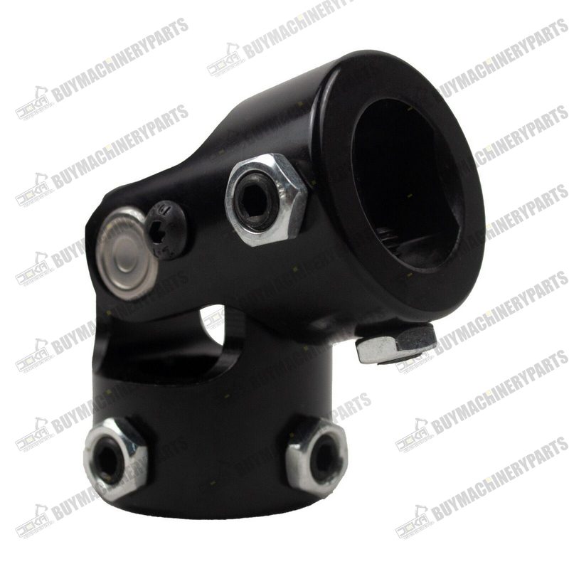 New 1" DD x 1" DD Steering U Joint Universal Shaft Coupler Black 1dd to 1dd - Buymachineryparts