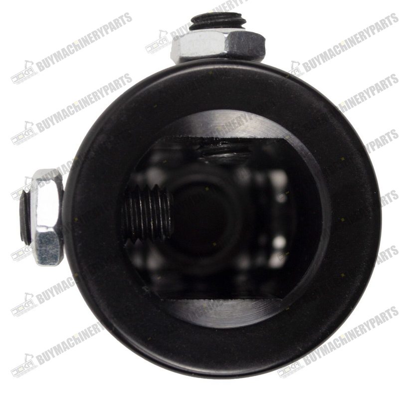 New 1" DD x 1" DD Steering U Joint Universal Shaft Coupler Black 1dd to 1dd - Buymachineryparts