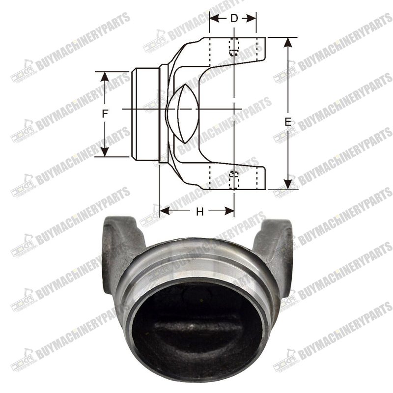 New 3-28-57 Drive Shaft Tube Weld Yoke 3-28-115 for 1350 Series - Buymachineryparts