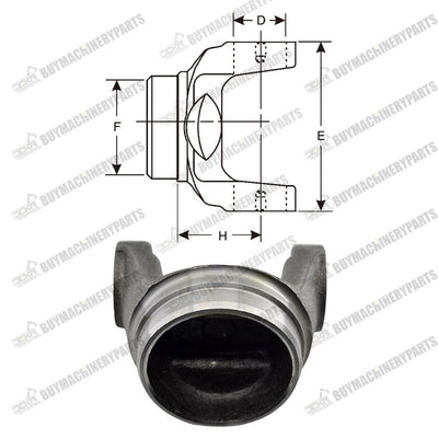 New 3-28-57 Drive Shaft Tube Weld Yoke 3-28-115 for 1350 Series - Buymachineryparts
