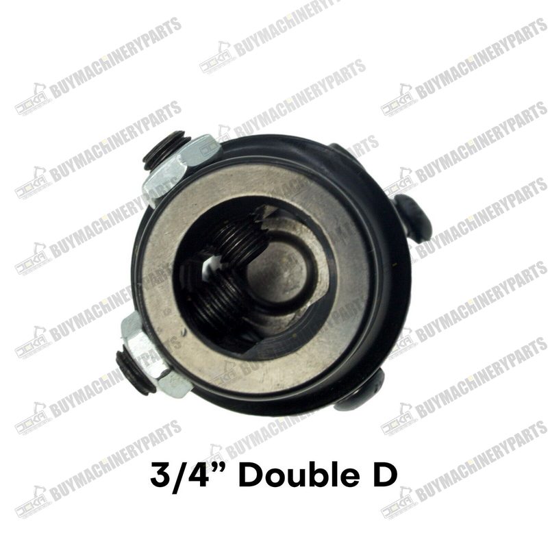 New 3/4" DD X 3/4" 30 Spline Steering Universal U-Joint Shaft Coupler Black - Buymachineryparts