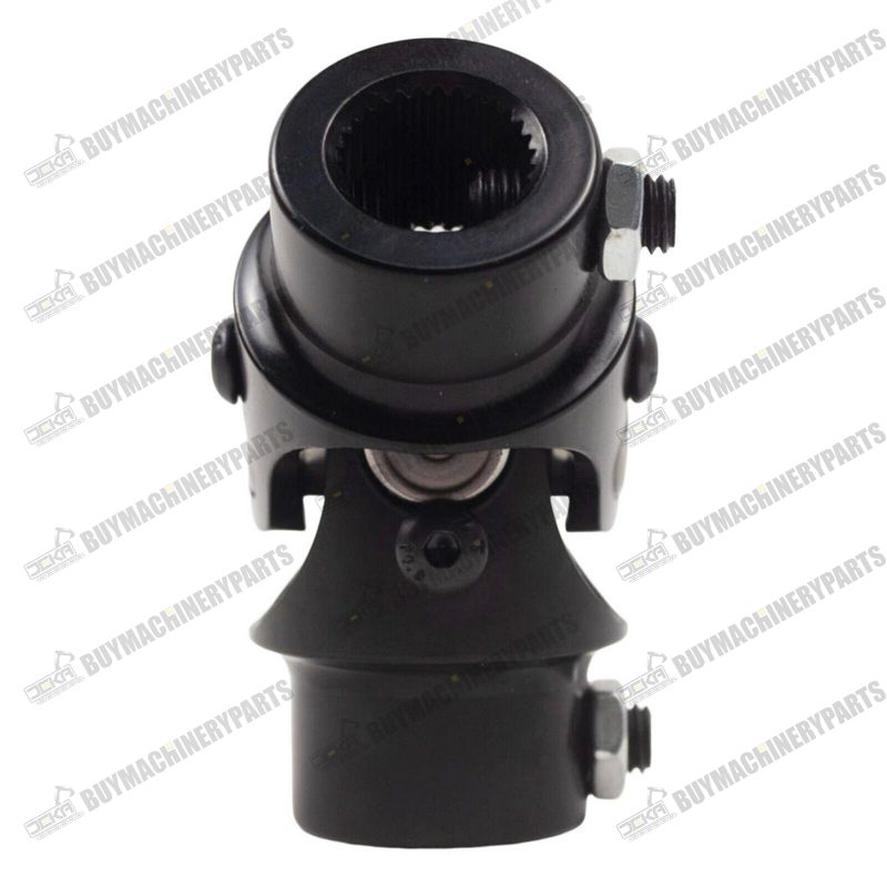 New 3/4" DD X 3/4" 30 Spline Steering Universal U-Joint Shaft Coupler Black - Buymachineryparts