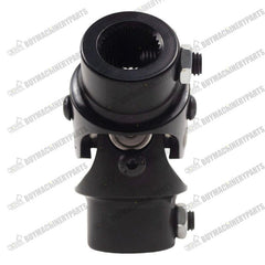 New 3/4" DD X 3/4" 30 Spline Steering Universal U-Joint Shaft Coupler Black - Buymachineryparts