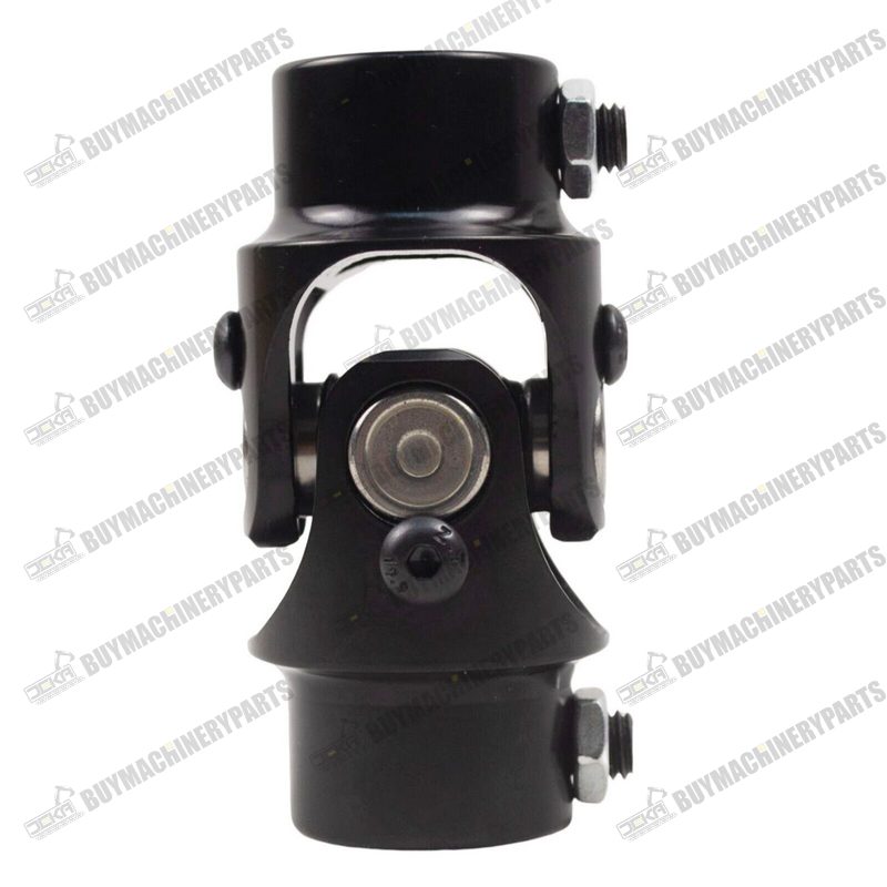 New 3/4" DD X 3/4" 30 Spline Steering Universal U-Joint Shaft Coupler Black - Buymachineryparts
