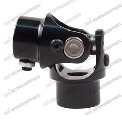 New 5/8" 36 Spline x 3/4" DD Steering Universal Joint Single Black U-Joint Shaft