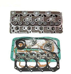 Cylinder Head With Valves + Full Gasket Kit For Kubota Engine Bobcat 1600 733 743 3023 Loader - Buymachineryparts