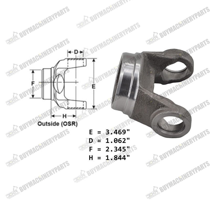 New Drive Shaft Tube Weld Yoke 1310 Series for 2.5x0.083" Welded Tubing 2-28-367 - Buymachineryparts