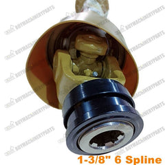 New Series 4 Tractor PTO Shaft Driveshaft for 1-3/8" 6 Spline x 1-3/8" Round - Buymachineryparts