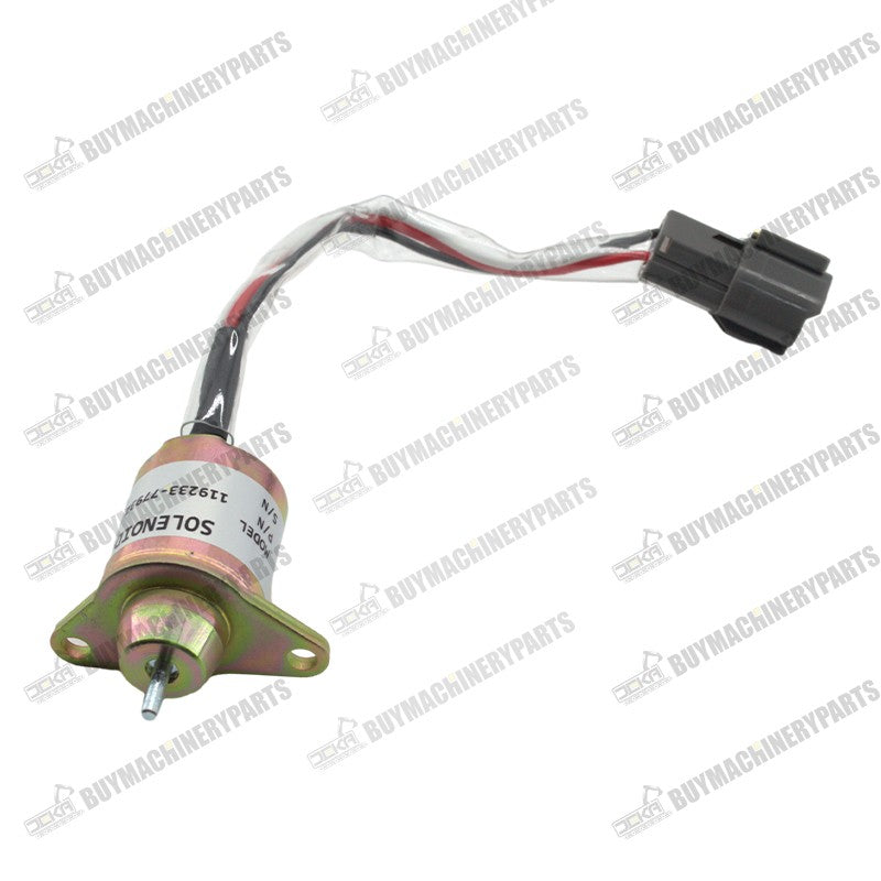 12V Fuel Stop Solenoid Y119233-77932 for Takeuchi Mini Excavator - Buymachineryparts