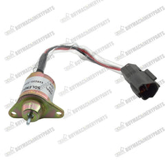 12V Fuel Stop Solenoid Y119233-77932 for Takeuchi Mini Excavator - Buymachineryparts