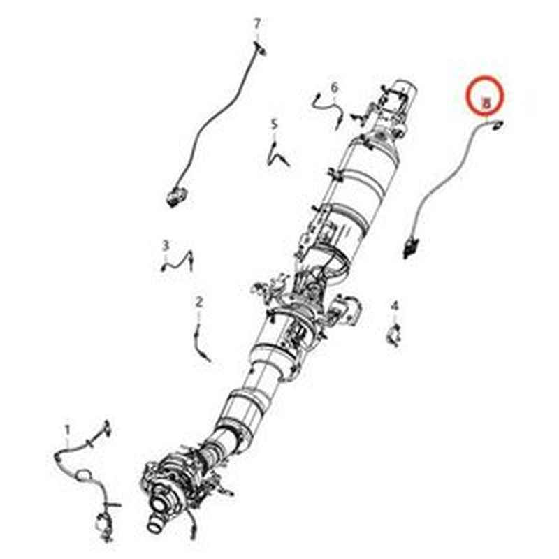 NOx Sensor 68366500AB/AC for 2019-2020 Ram 2500/3500