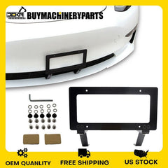 No Hole Front Grille License Plate Frame Bracket Kit for Tesla Model Y 2017-2022 - Buymachineryparts