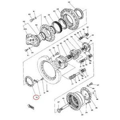 Nut 3032083 for Hitachi Excavator EX200LC EX200 EX200K EX220 RX2000